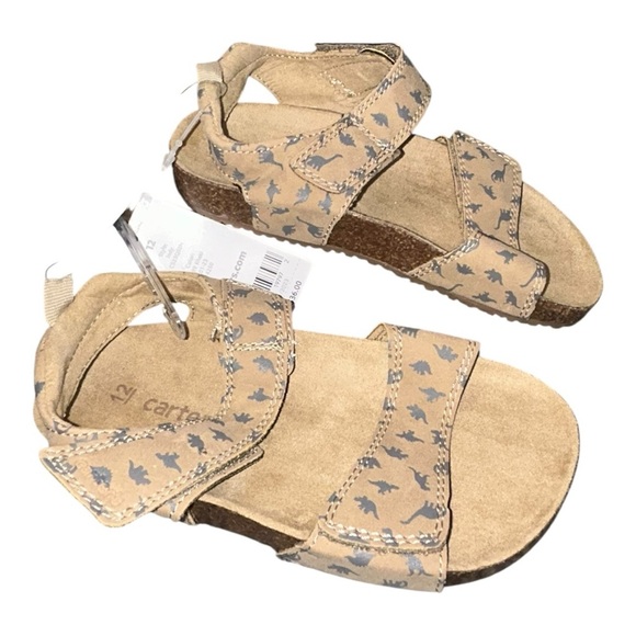 Carter's Baby Boys Indy Fastening Strap Sandals size 12 new with tags - Picture 2 of 8